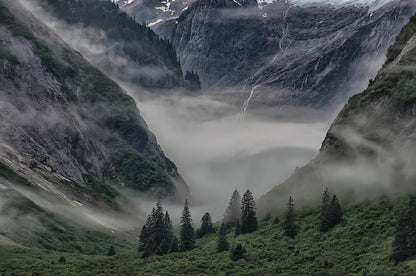 Misty Valley Fine Art Print by Dave | RedKalion