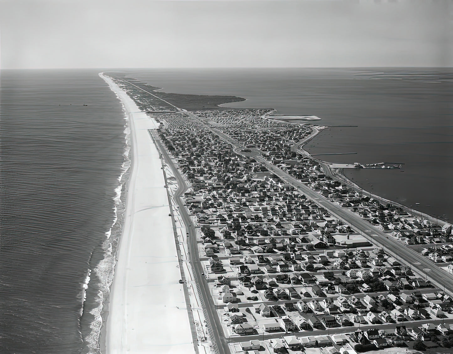 NJ Aerial Imagery 1980s Art Print | RedKalion
