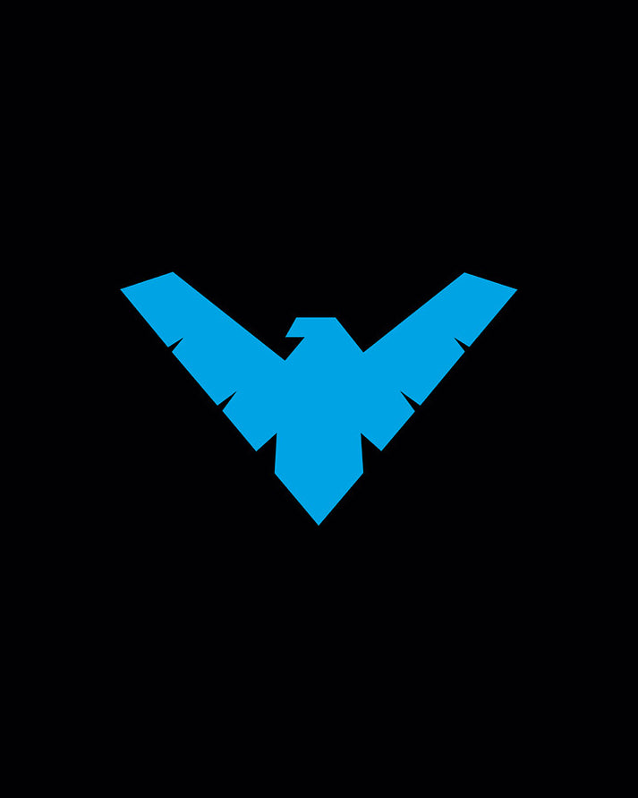 Nightwing Logo Art Print | Premium Fine Art Print | RedKalion