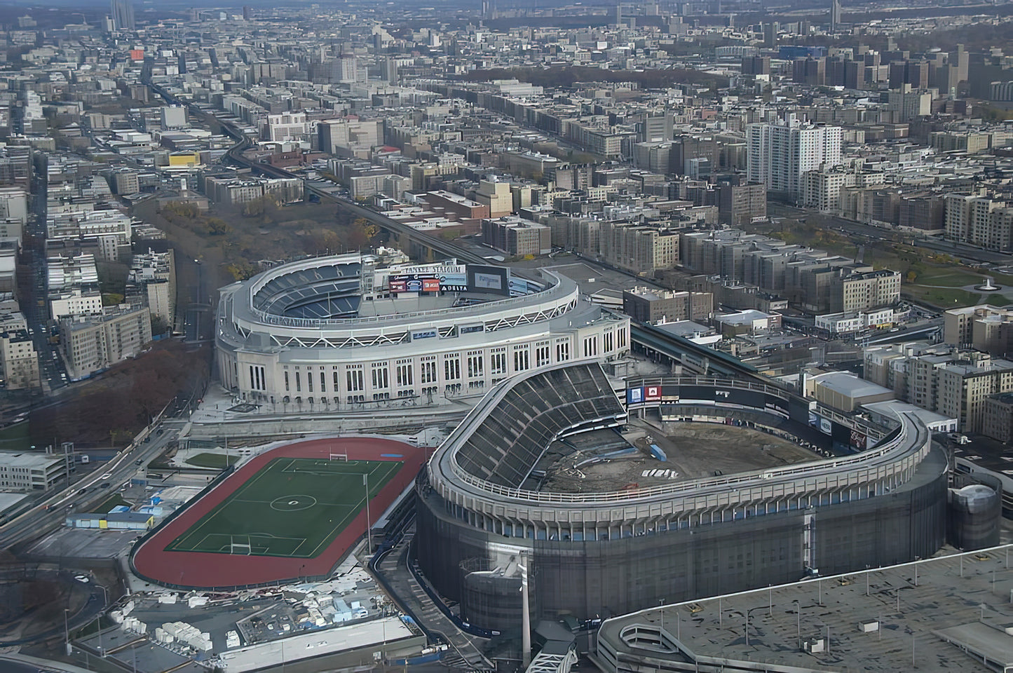 Old and New Yankee Stadium Art Print | Premium Fine Art Print | RedKalion