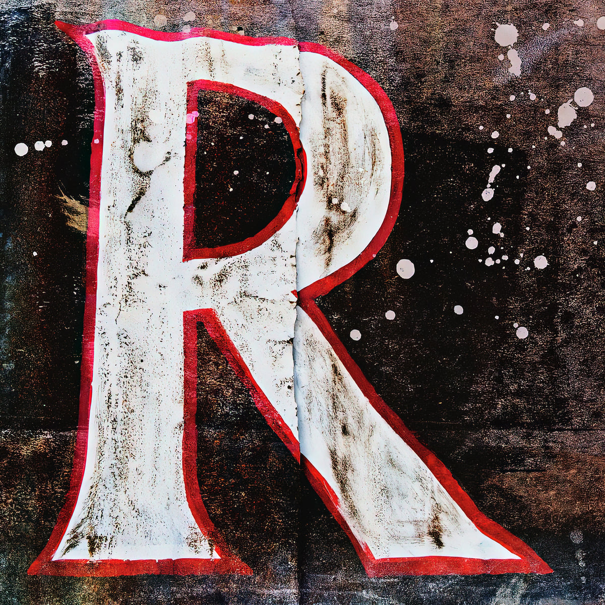 R Photography Art Print | Abstract Letter R Fine Art Print | RedKalion