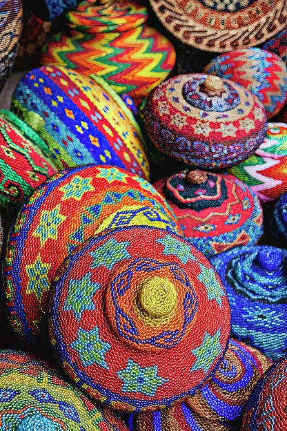 Traditional Colorful Baskets, Bali - Fine Art Print | RedKalion