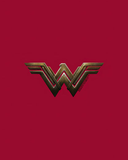 Wonder Woman Logo Art Print | Premium Museum-Quality Print | RedKalion