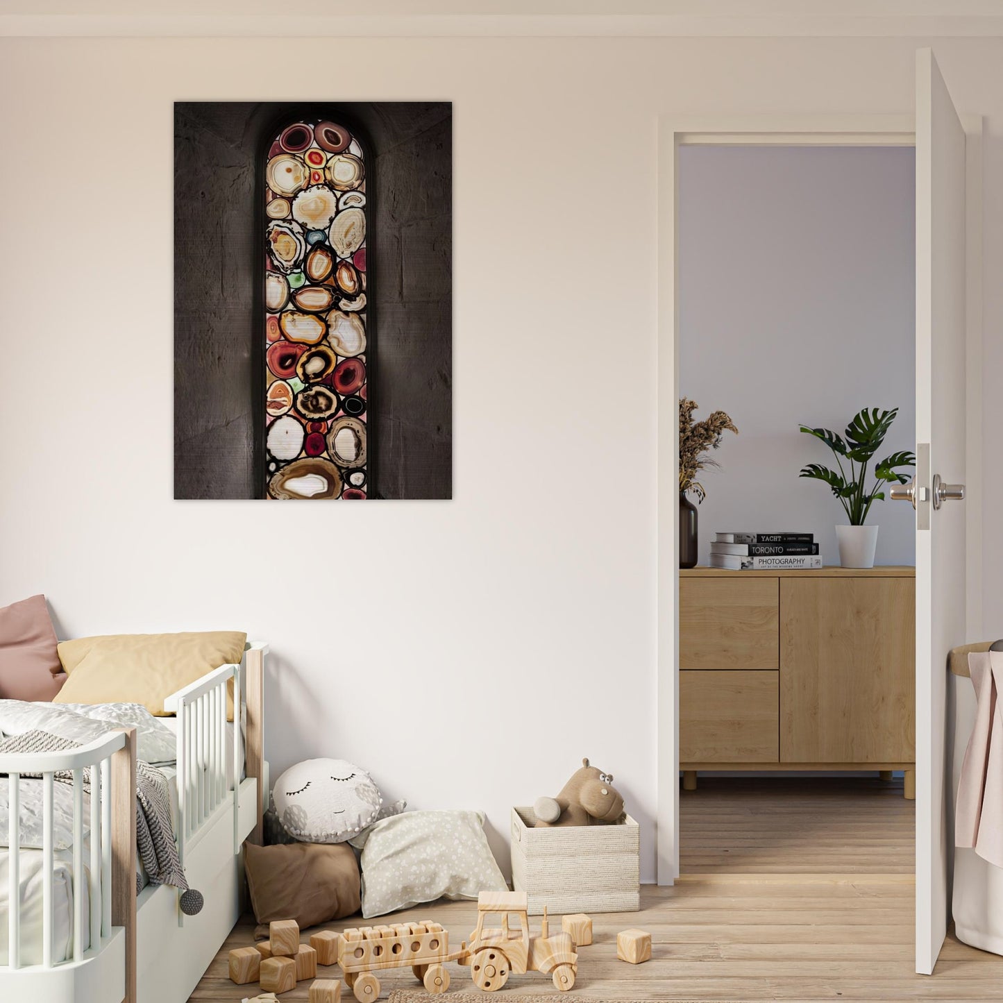 AHATFENSTER 2009 1 - Sigmar Polke Brushed Aluminum Print - 70x100 cm / 28x40 inches | Sigmar Polke Aluminum Print | Sigmar Polke Prints