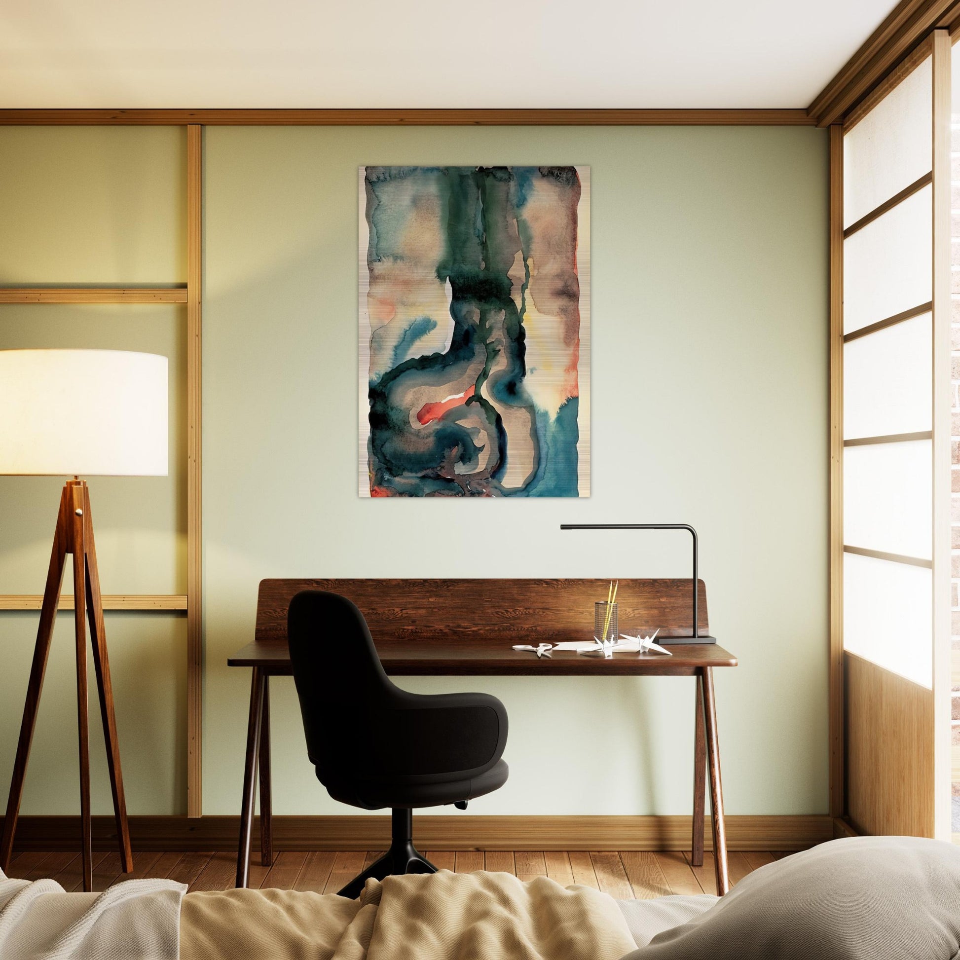 Portrait No. III - Georgia O'Keeffe Brushed Aluminum Print - 70x100 cm / 28x40 inches | Georgia O'Keeffe Aluminum Print | Georgia O'Keeffe Prints