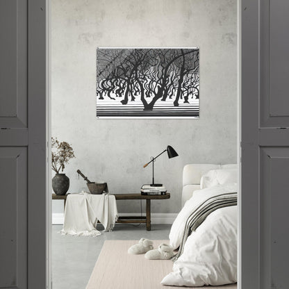 WOODS NEAR MENTON - MC Escher Acrylic Print - 70x100 cm / 28x40″ inches | Maurits Cornelis Escher Prints