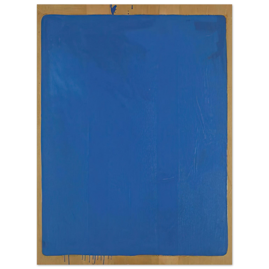 Mario Schifano - Monocromo blu - 1961  75x100 cm / 30x40inches Fine Art Poster