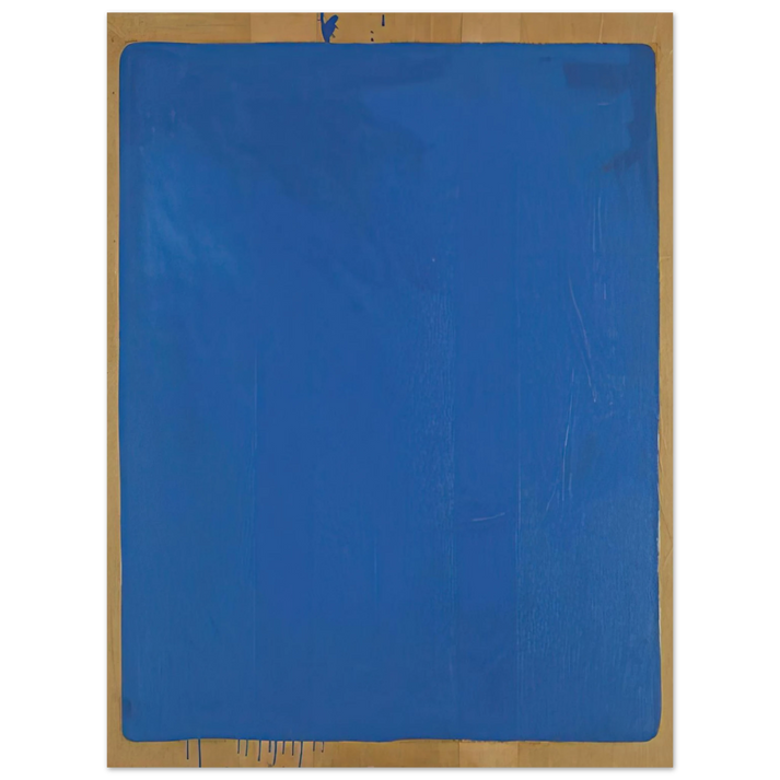 Mario Schifano - Monocromo blu - 1961  75x100 cm / 30x40inches Fine Art Poster