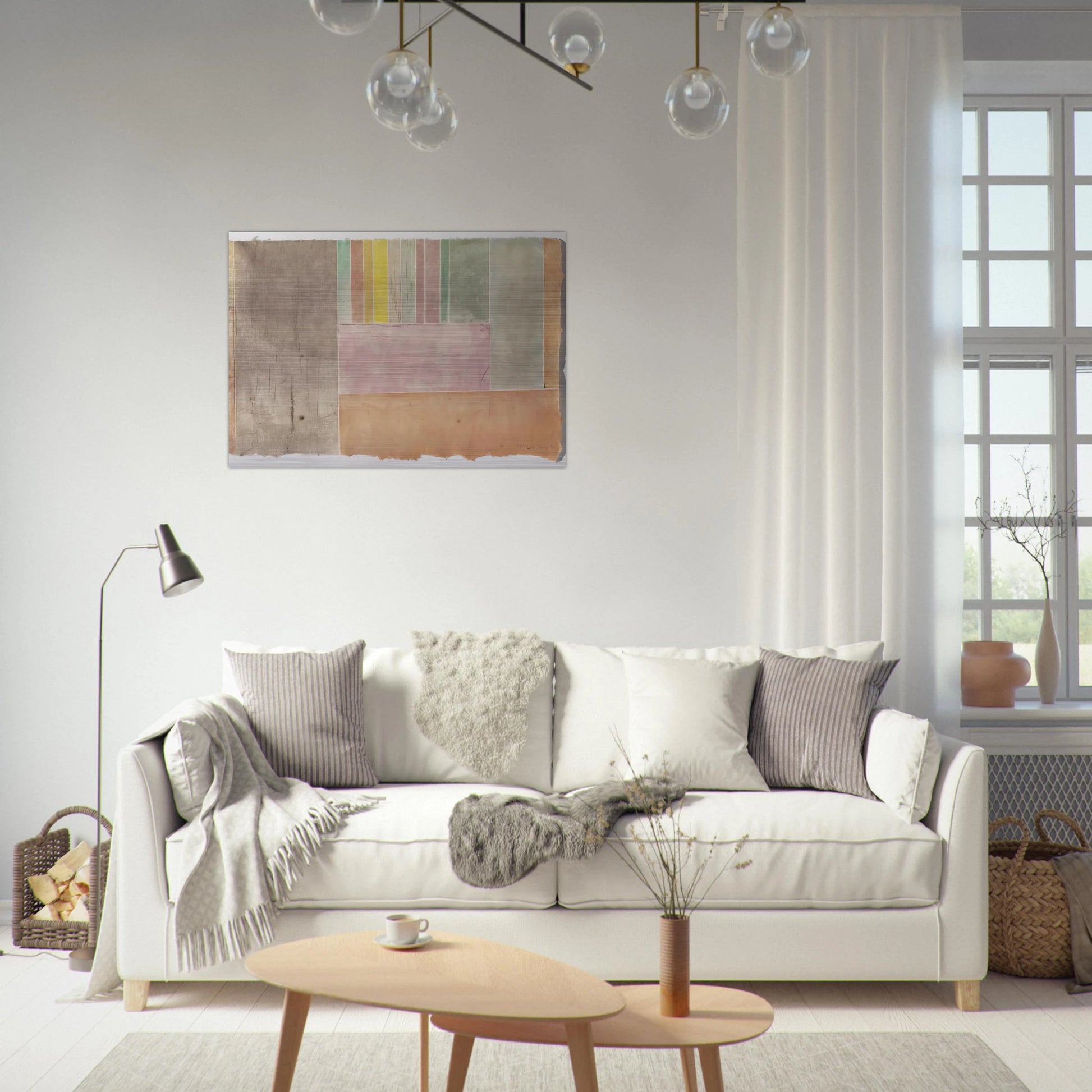HV2, No 17b - 1992 - John Cage Brushed Aluminum Print - 70x100 cm / 28x40 inches | John Cage Aluminum Print | John Cage Prints