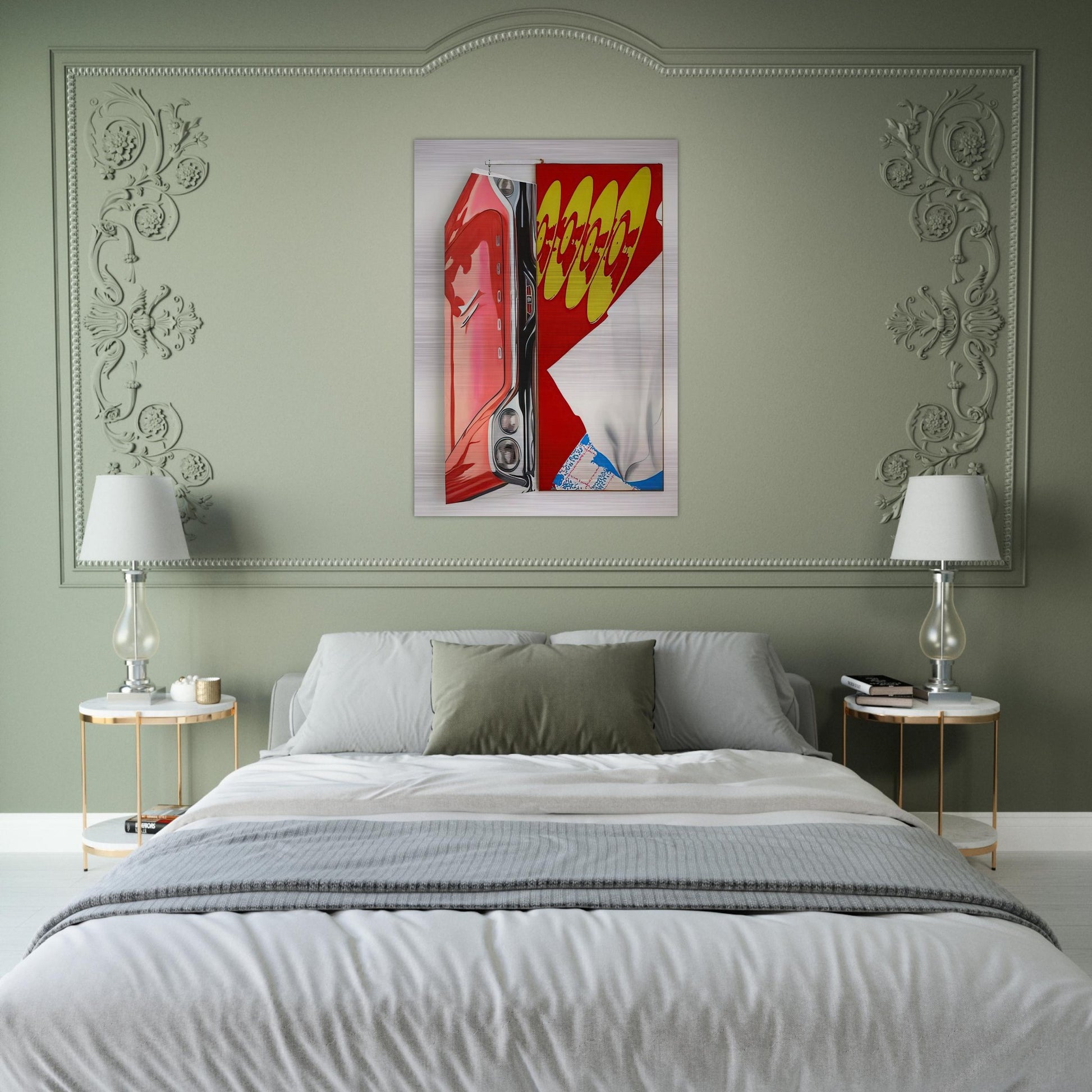 Disks - James Rosenquist Brushed Aluminum Print - 70x100 cm / 28x40 inches | James Rosenquist Aluminum Print | James Rosenquist Prints