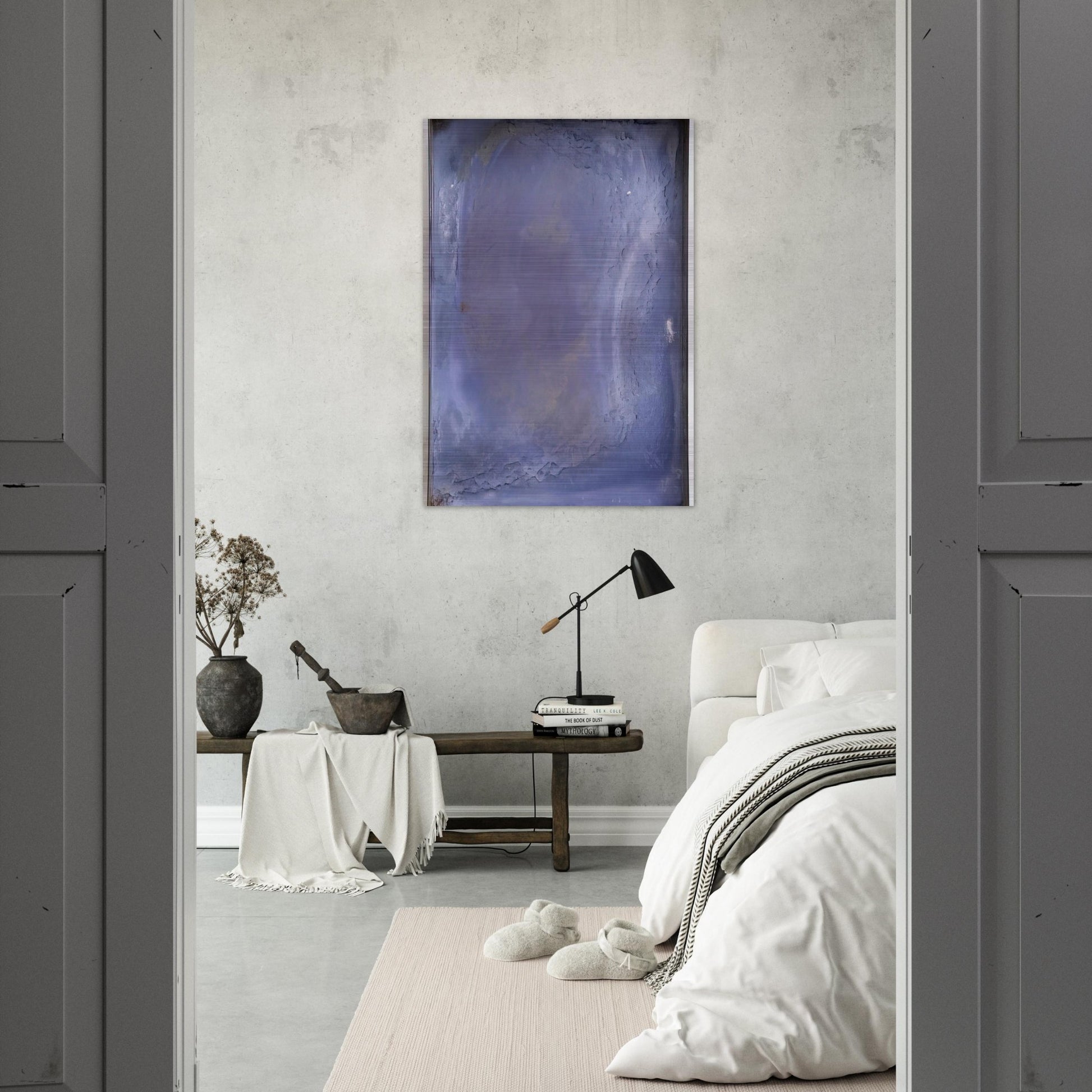 FARBWANNE 1985 - Gotthard Graubner Brushed Aluminum Print - 70x100 cm / 28x40 inches | Gotthard Graubner Aluminum Print | Gotthard Graubner Prints