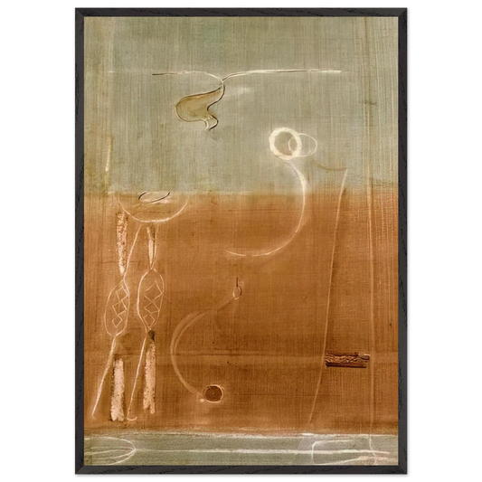 Aubade - 1944 - Mark Rothko 70x100 cm / 28x40 inches Framed Art Print – Black Wooden Frame