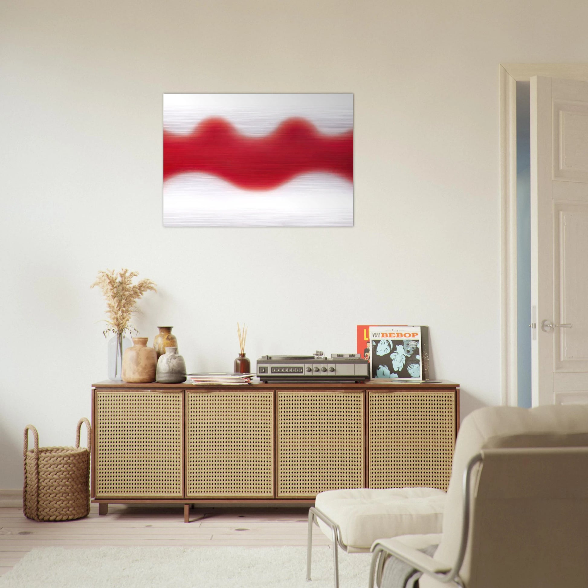 N30 - 1963 - Wojciech Fangor Brushed Aluminum Print - 70x100 cm / 28x40 inches | Wojciech Fangor Aluminum Print | Wojciech Fangor Prints
