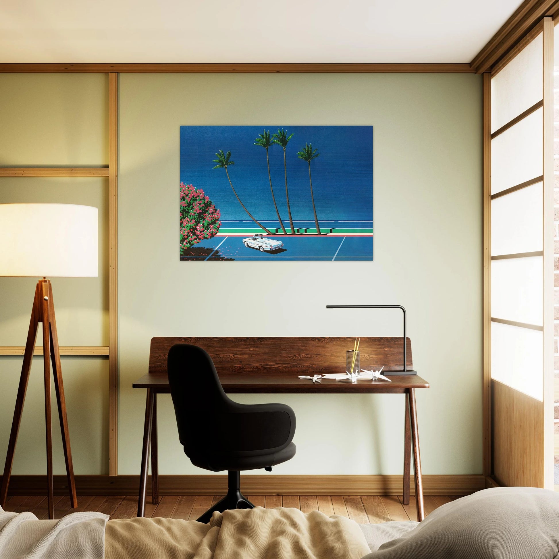 Chillside - Hiroshi Nagai Brushed Aluminum Print - 70x100 cm / 28x40 inches | Hiroshi Nagai Aluminum Print | Hiroshi Nagai Prints