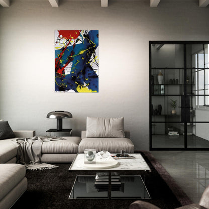 Untitled  SFP94-143  SFF 1813  - Sam Francis Brushed Aluminum Print - 70x100 cm / 28x40 inches | Sam Francis Aluminum Print | Sam Francis Prints