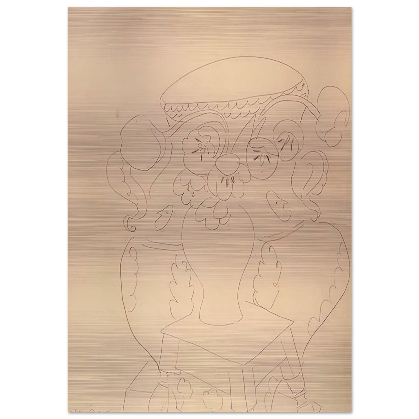 STILL LIFE WITH TWO VASES 1940 - Henri Matisse Brushed Aluminum Print - 70x100 cm / 28x40 inches | Henri Matisse Aluminum Print | Henri Matisse Prints
