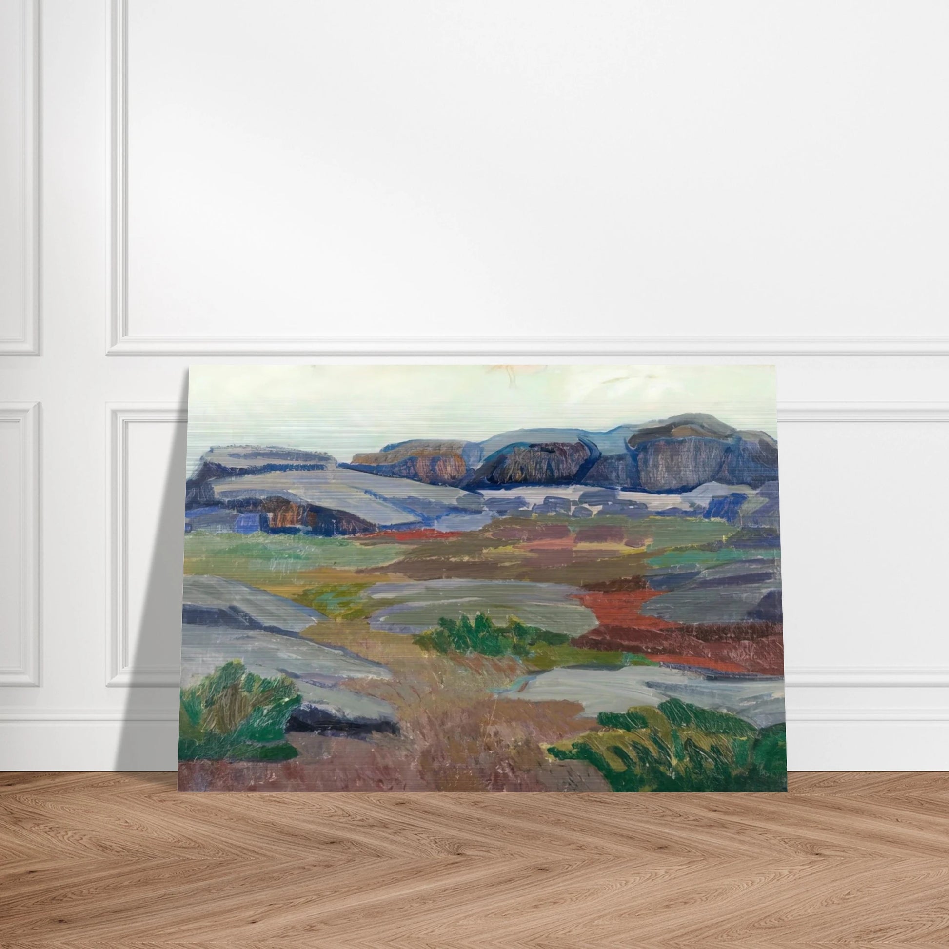 View from Pellinge - Expressionism - Tove Jansson Brushed Aluminum Print - 70x100 cm / 28x40 inches | Tove Jansson Aluminum Print | Tove Jansson Prints
