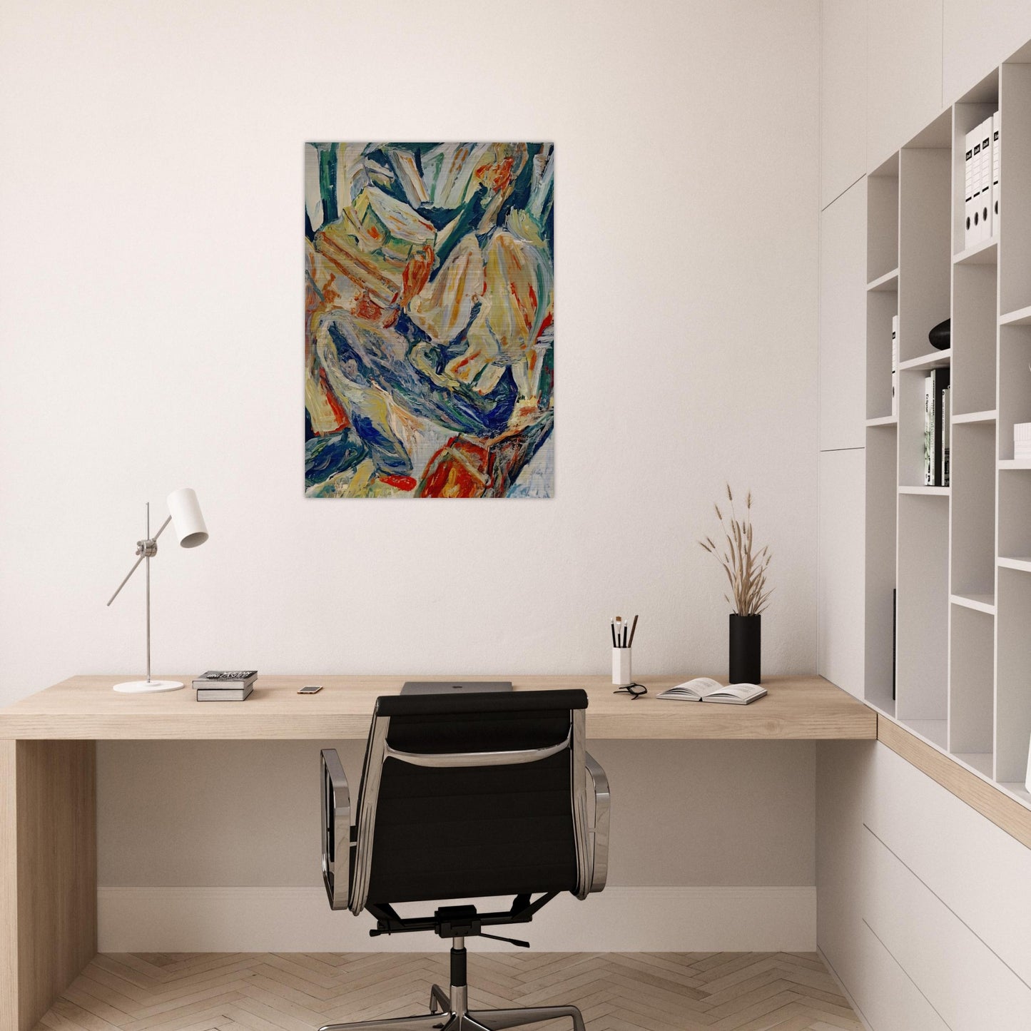 THE PHILOSOPHER 1921 - Chaim Soutine Brushed Aluminum Print - 70x100 cm / 28x40 inches | Chaim Soutine Aluminum Print | Chaim Soutine Prints