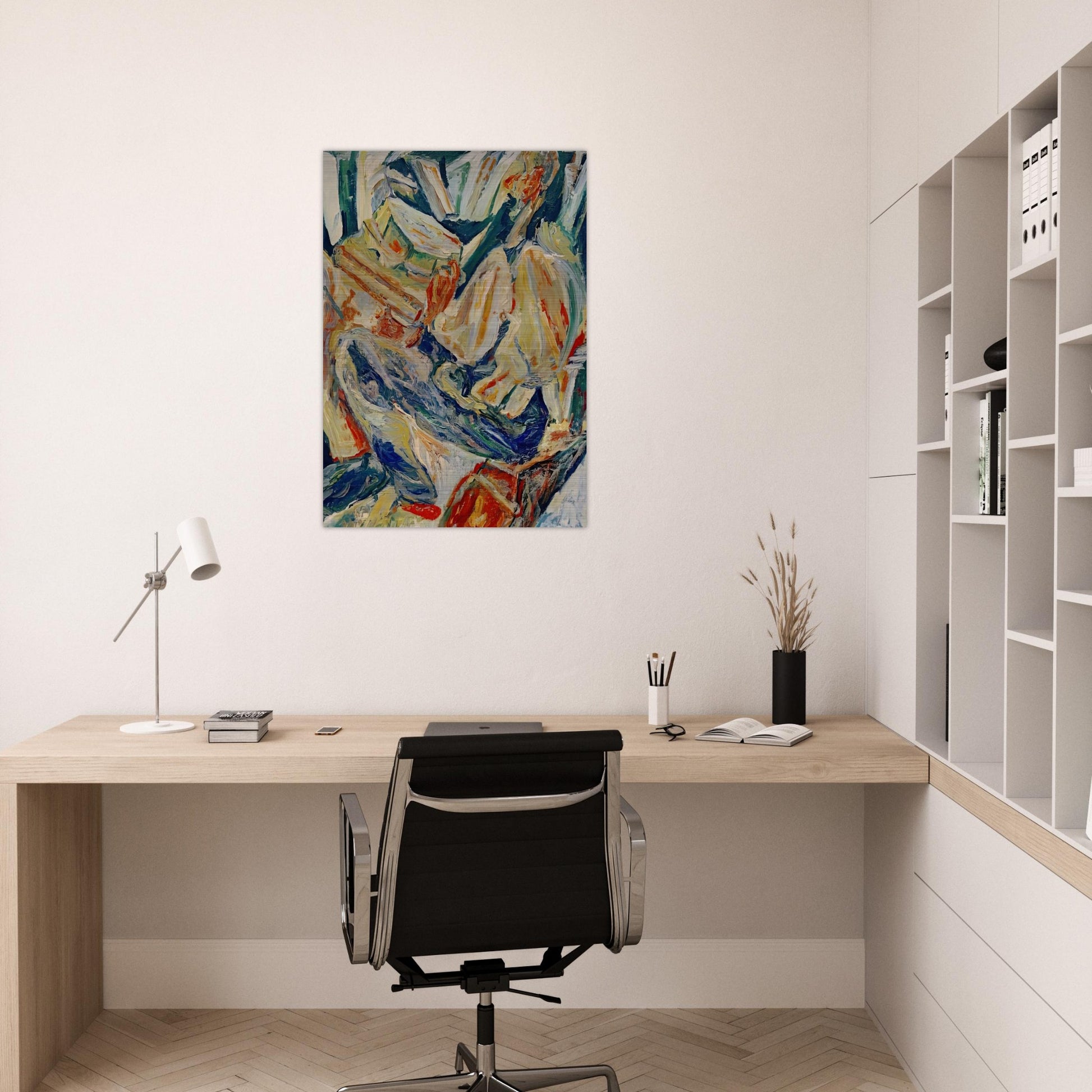 THE PHILOSOPHER 1921 - Chaim Soutine Brushed Aluminum Print - 70x100 cm / 28x40 inches | Chaim Soutine Aluminum Print | Chaim Soutine Prints