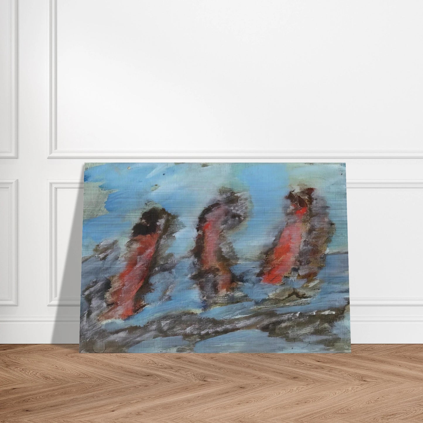 UNTITLED KC 505 1984 - Henri Michaux Brushed Aluminum Print - 70x100 cm / 28x40 inches | Henri Michaux Aluminum Print | Henri Michaux Prints