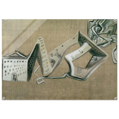 ARCHITECTURAL CONTORTION OF EL ESCORIAL - Salvador Dali Acrylic Print - 70x100 cm / 28x40″ inches | Salvador Dali Wall Art | Salvador Dali Prints