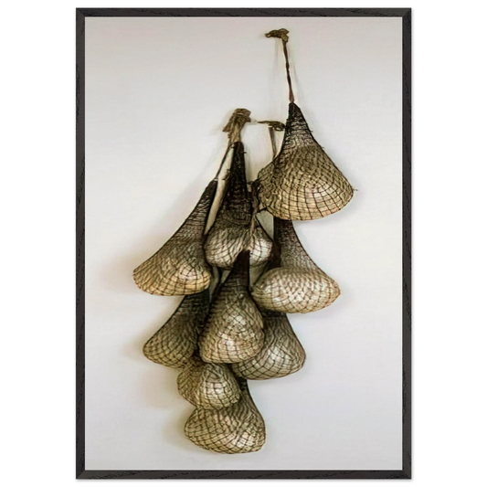 UNTITLED OR NOT YET 1966 - Eva Hesse 70x100 cm / 28x40 inches Framed Art Print – Black Wooden Frame