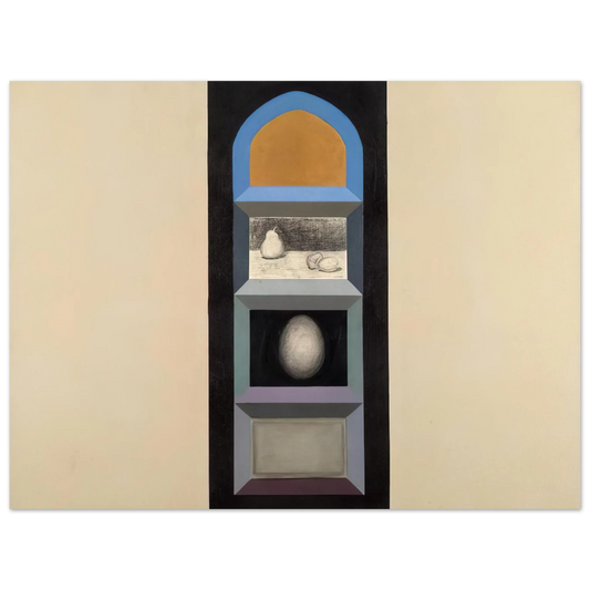 Miriam Schapiro - Shrine for R.K. II, 1963 - Feminist Art  75x100 cm / 30x40inches Fine Art Poster