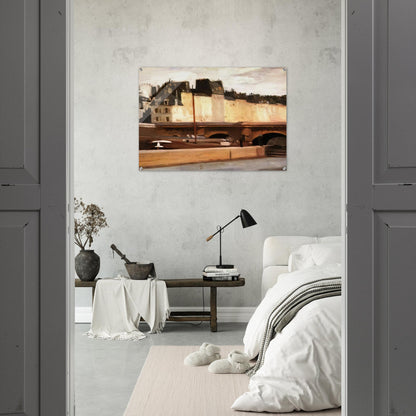 Écluse de la Monnaie - Edward Hopper Acrylic Print - 70x100 cm / 28x40″ inches