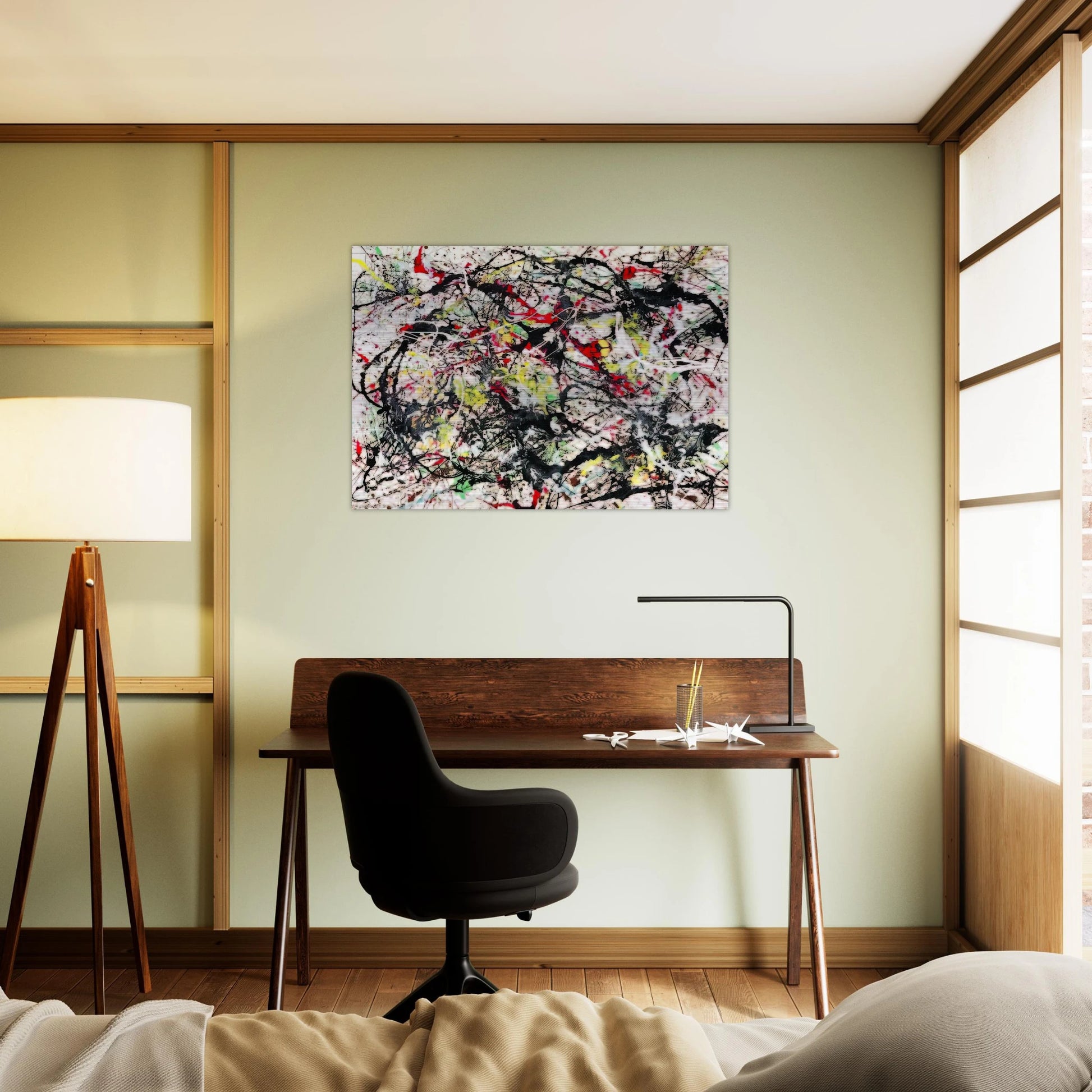 NUMBER 48 1949 - Jackson Pollock Brushed Aluminum Print - 70x100 cm / 28x40 inches | Jackson Pollock Aluminum Print | Jackson Pollock Prints