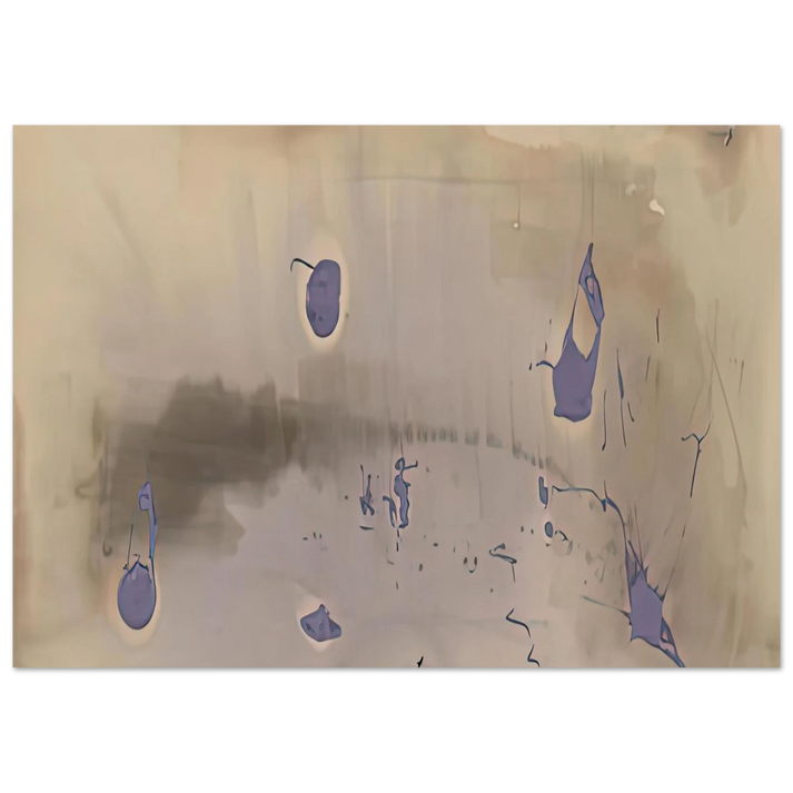 Helen Frankenthaler - Sacrifice Decision, 1981- Wall Art - 60x80 cm / 24x32 inches - Premium Wooden Framed Poster With Fine Art Paper-canvas - Black frame