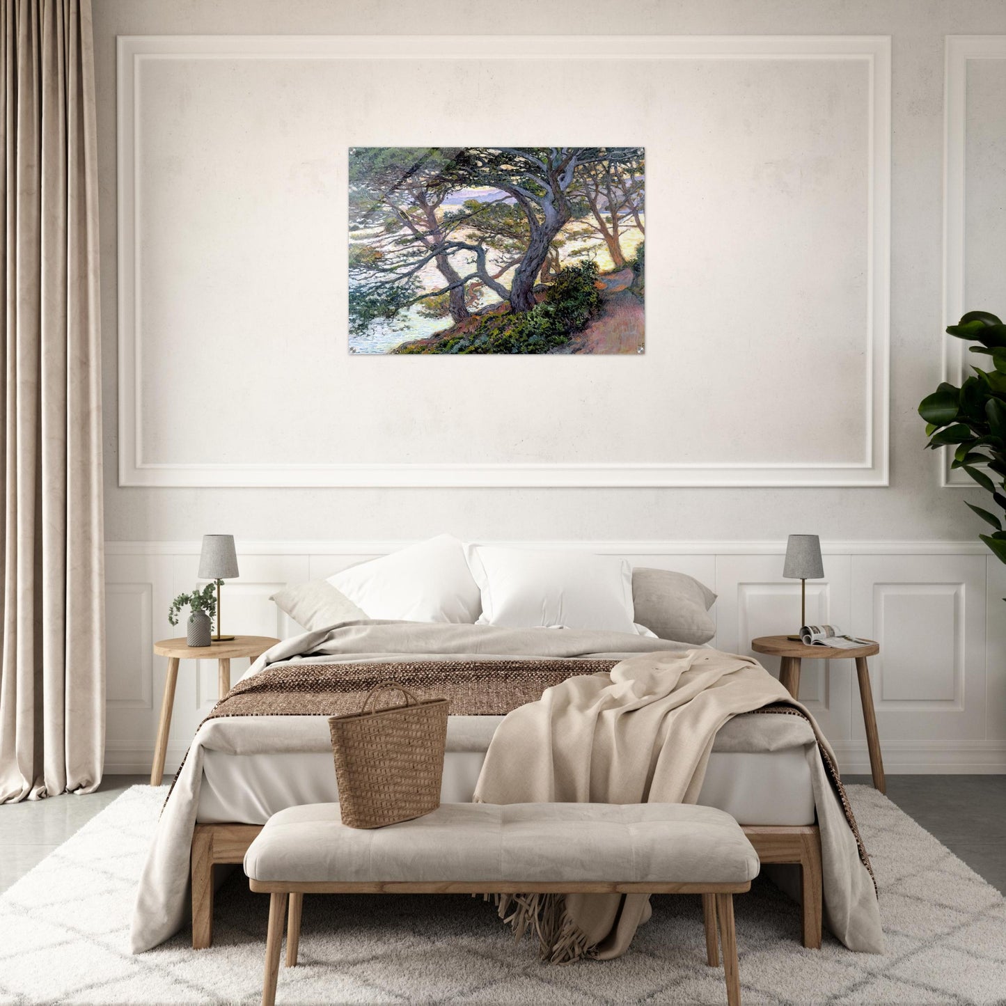 PINES OF RAYOL 1912 - Theo van Rysselberghe Acrylic Print - 70x100 cm / 28x40″ inches