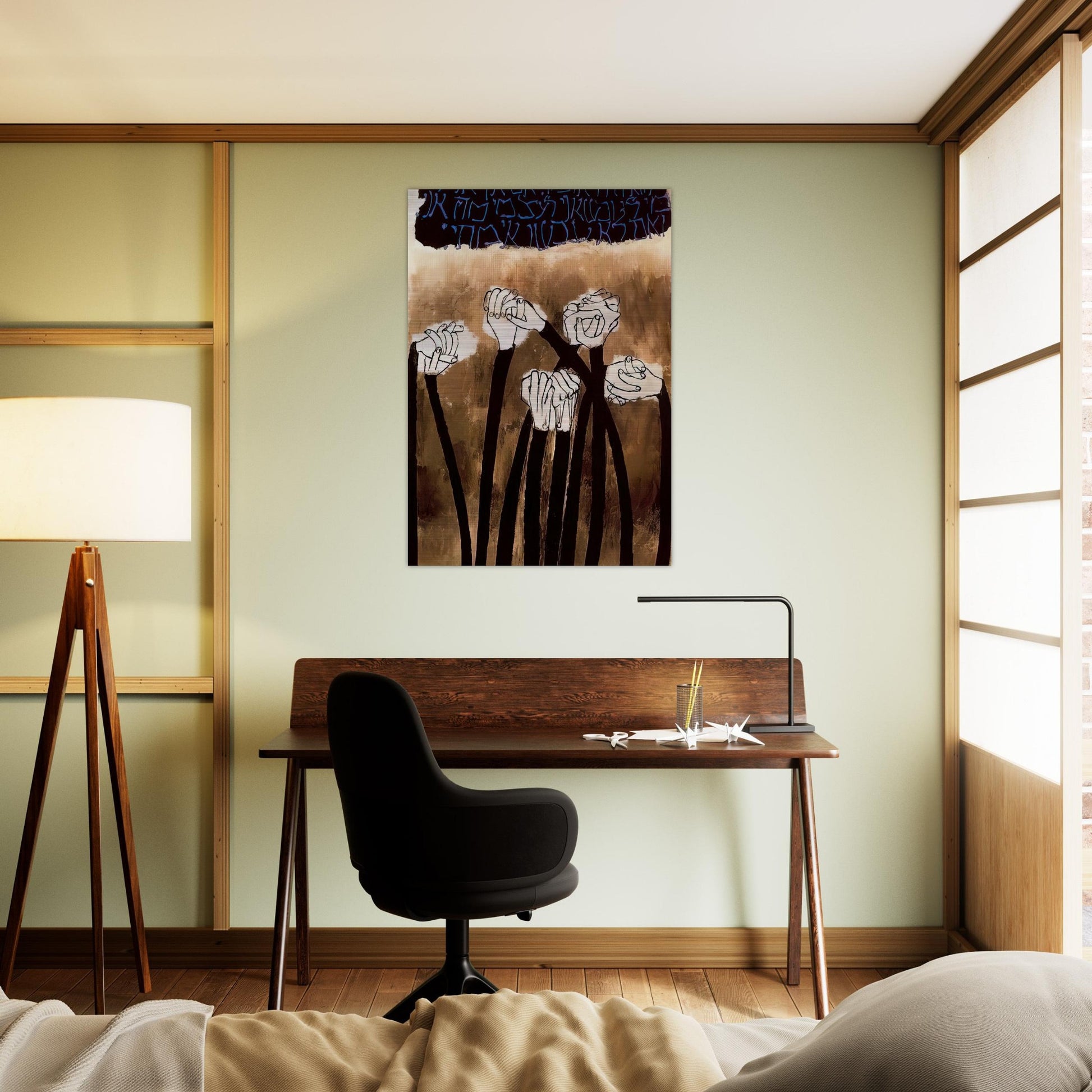 IDENTITY - Ben Shahn Brushed Aluminum Print - 70x100 cm / 28x40 inches | Ben Shahn Aluminum Print | Ben Shahn Prints