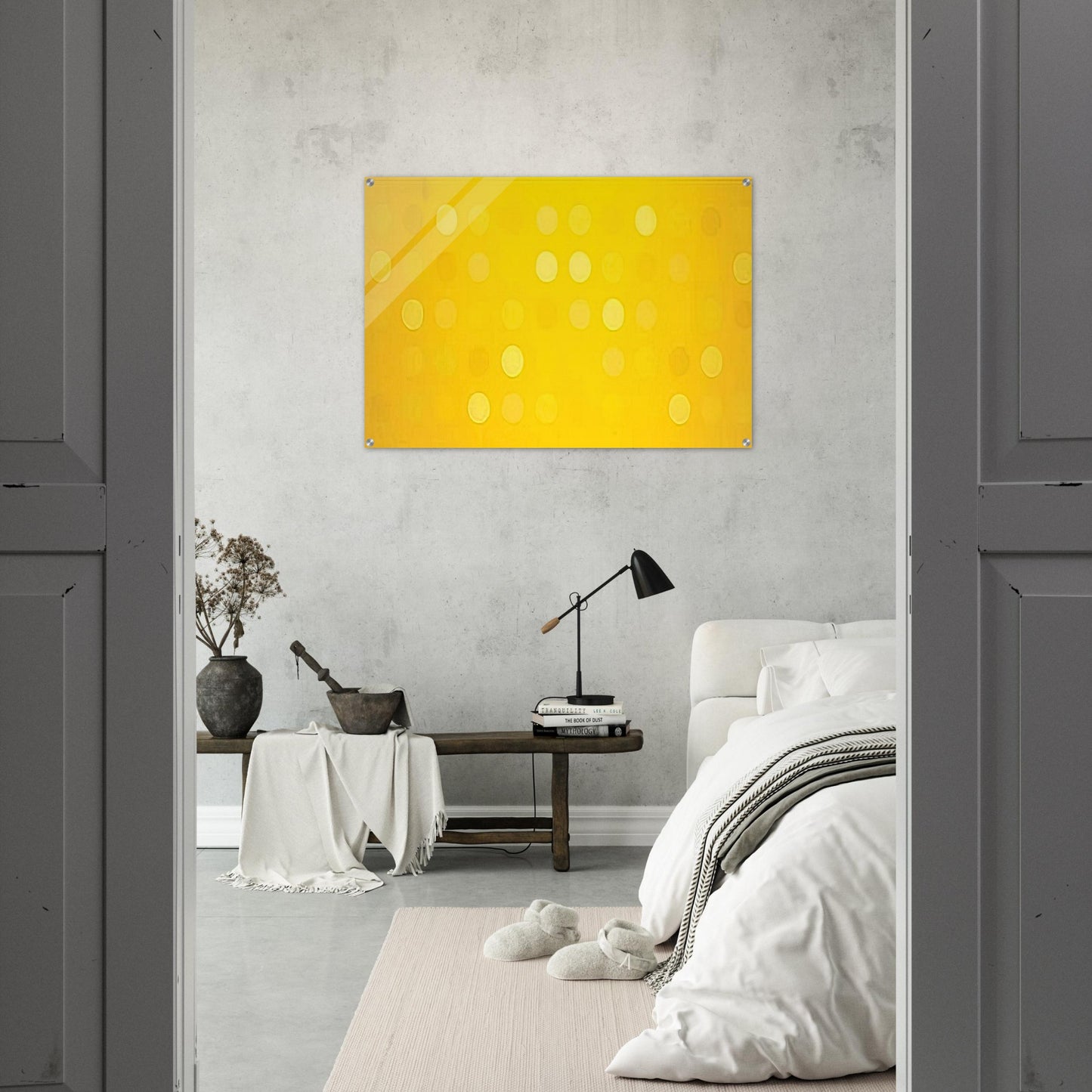 Grid Twenty-Eight - 1970 - Thomas Downing Acrylic Print - 70x100 cm / 28x40″ inches