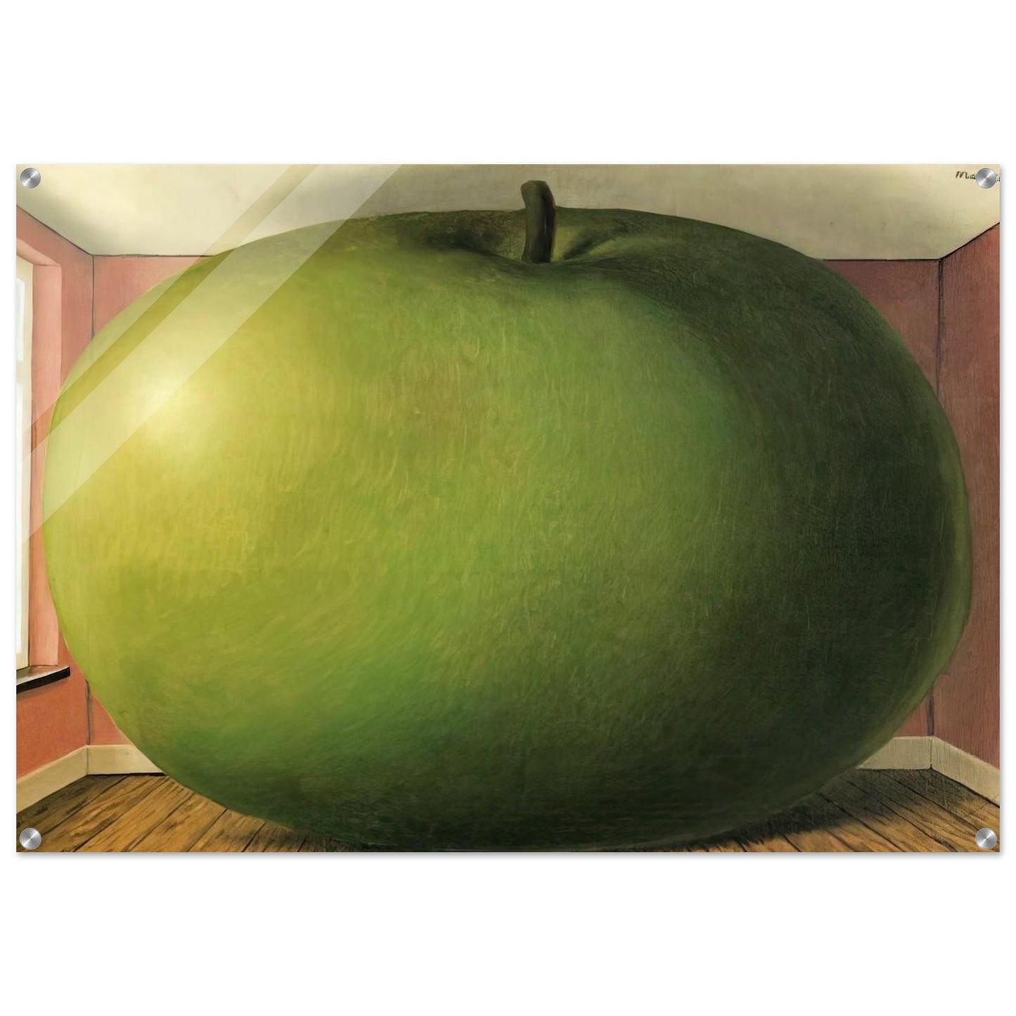 THE LISTENING ROOM 1952 - Rene Magritte Acrylic Print - 70x100 cm / 28x40″ inches | Rene Magritte Wall Art | Rene Magritte Prints