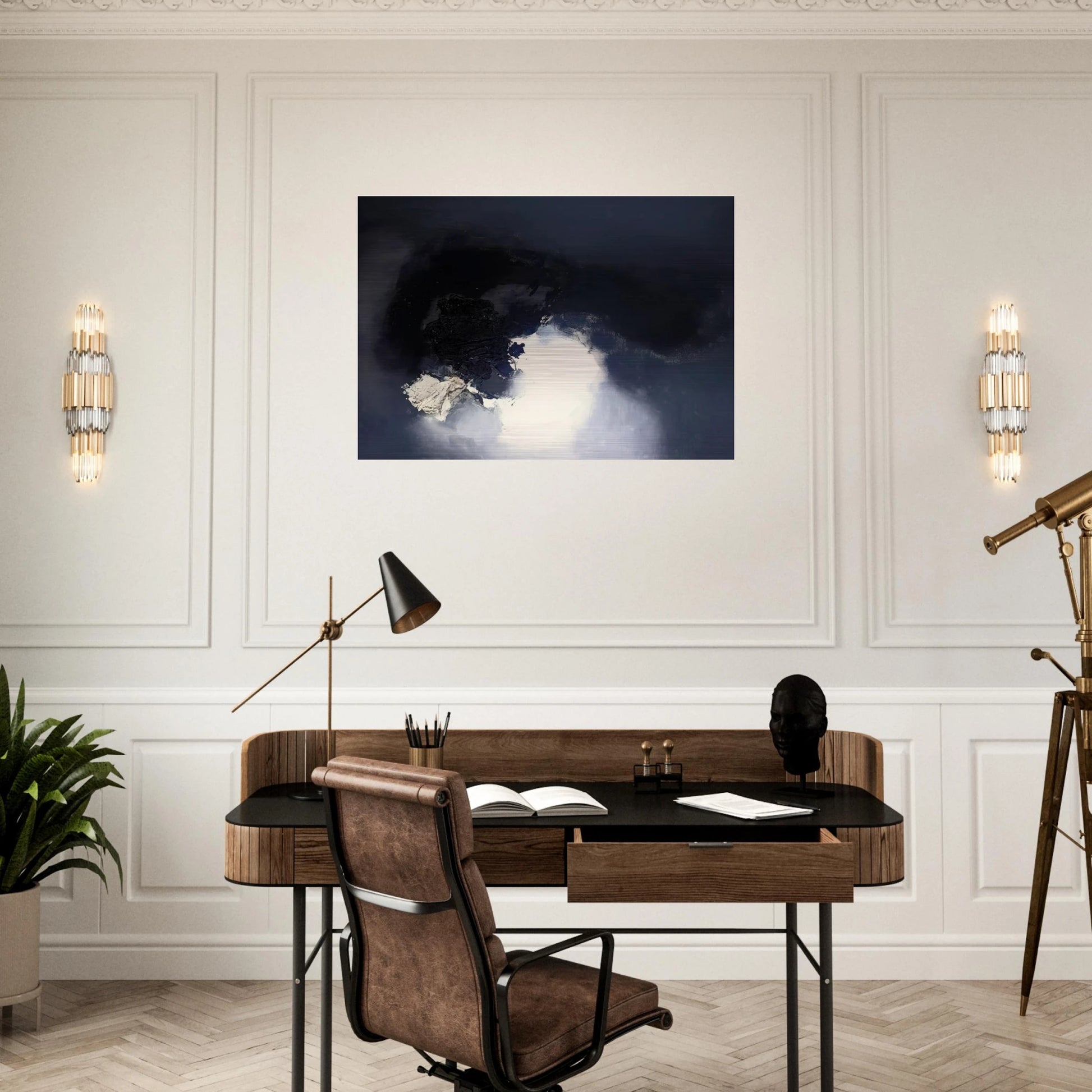 PAINTING 139 - Luis Feito Brushed Aluminum Print - 70x100 cm / 28x40 inches | Luis Feito Aluminum Print | Luis Feito Prints
