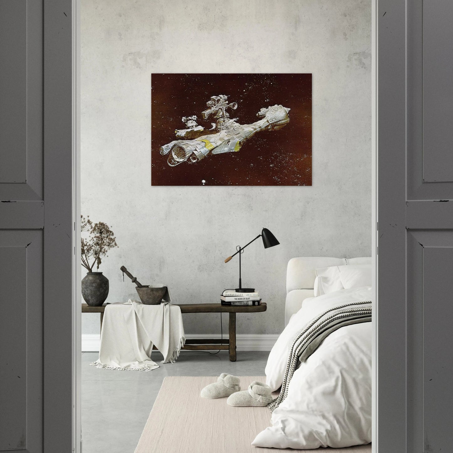 Chris Foss - Chris Foss Brushed Aluminum Print - 70x100 cm / 28x40 inches | Chris Foss Aluminum Print | Chris Foss Prints