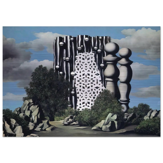 ANNUNCIATION 1930 - Rene Magritte Brushed Aluminum Print - 70x100 cm / 28x40 inches | Rene Magritte Aluminum Print | Rene Magritte Prints