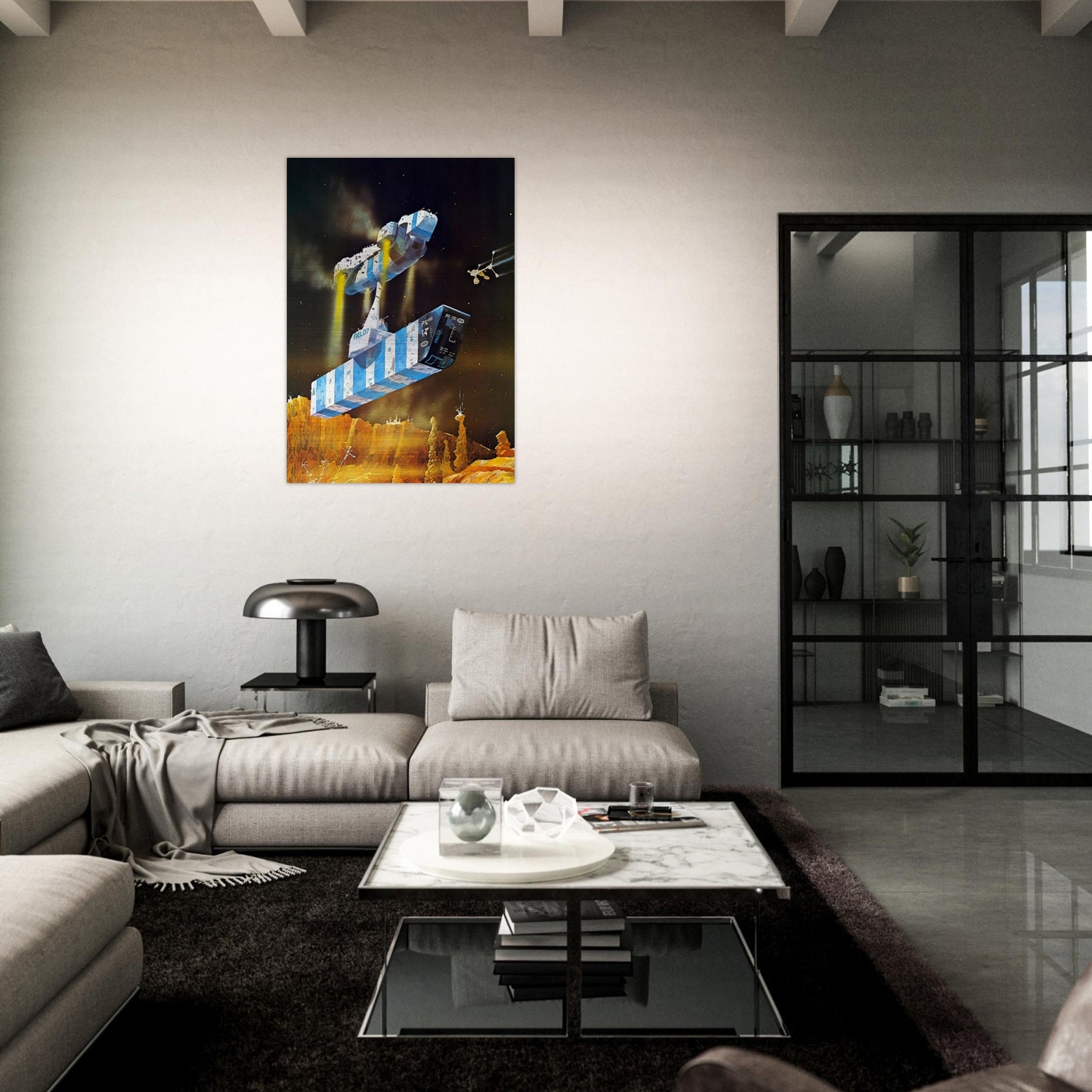 Chris Foss - Chris Foss Brushed Aluminum Print - 70x100 cm / 28x40 inches | Chris Foss Aluminum Print | Chris Foss Prints