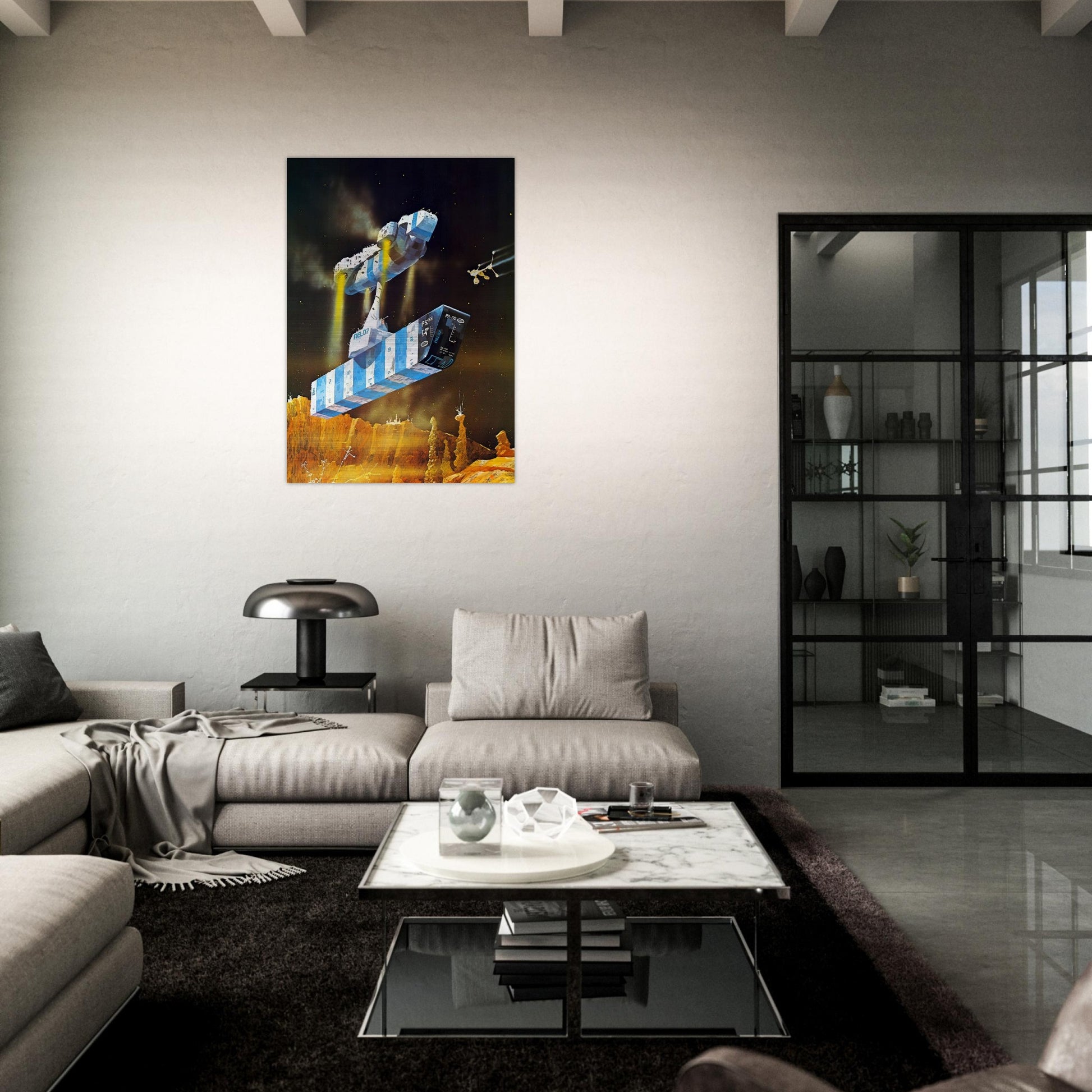 Chris Foss - Chris Foss Brushed Aluminum Print - 70x100 cm / 28x40 inches | Chris Foss Aluminum Print | Chris Foss Prints