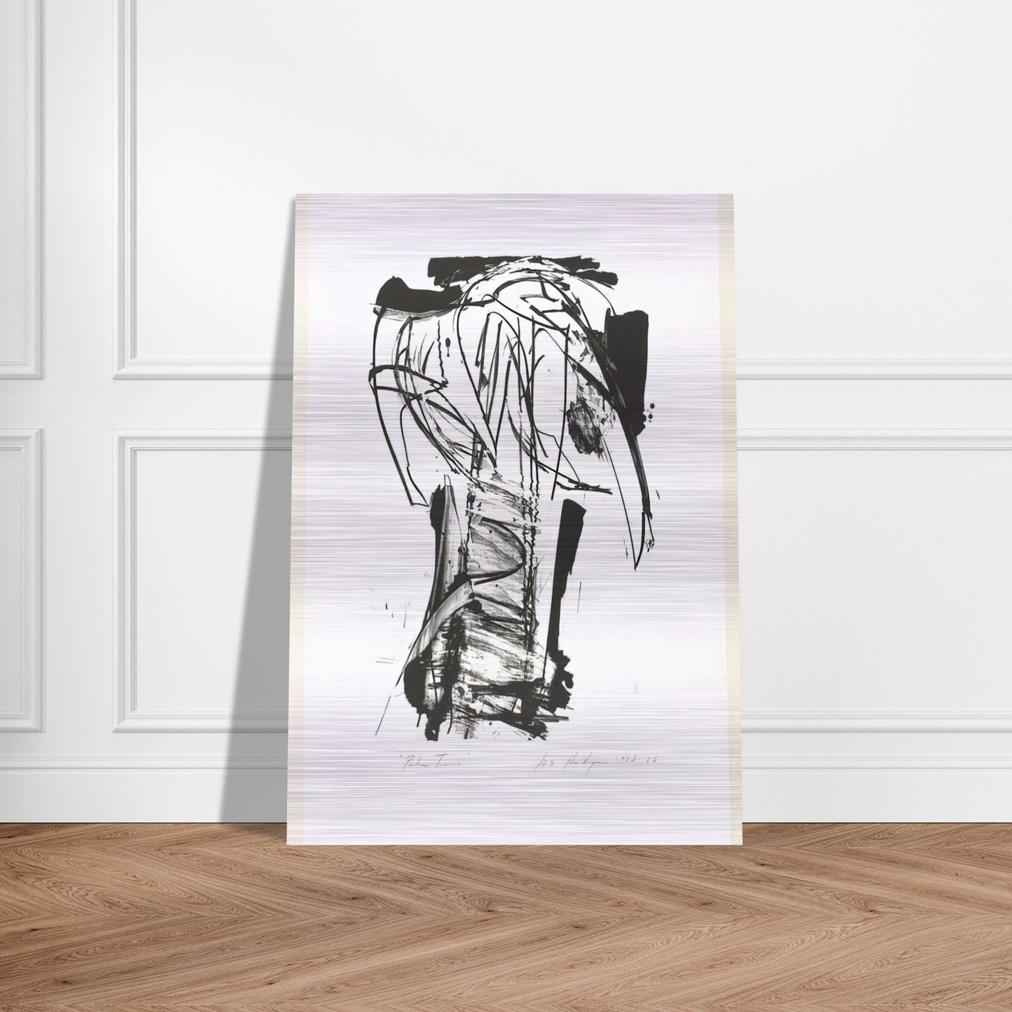 Palm Trees, from the Series The Archaics - Grace Hartigan Brushed Aluminum Print - 70x100 cm / 28x40 inches | Grace Hartigan Aluminum Print | Grace Hartigan Prints