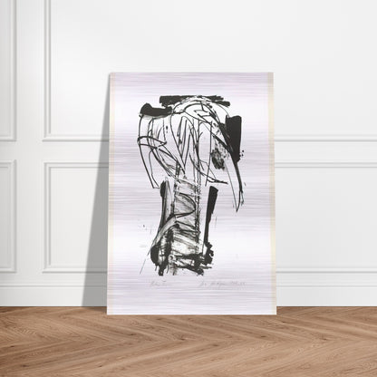 Palm Trees, from the Series The Archaics - Grace Hartigan Brushed Aluminum Print - 70x100 cm / 28x40 inches | Grace Hartigan Aluminum Print | Grace Hartigan Prints