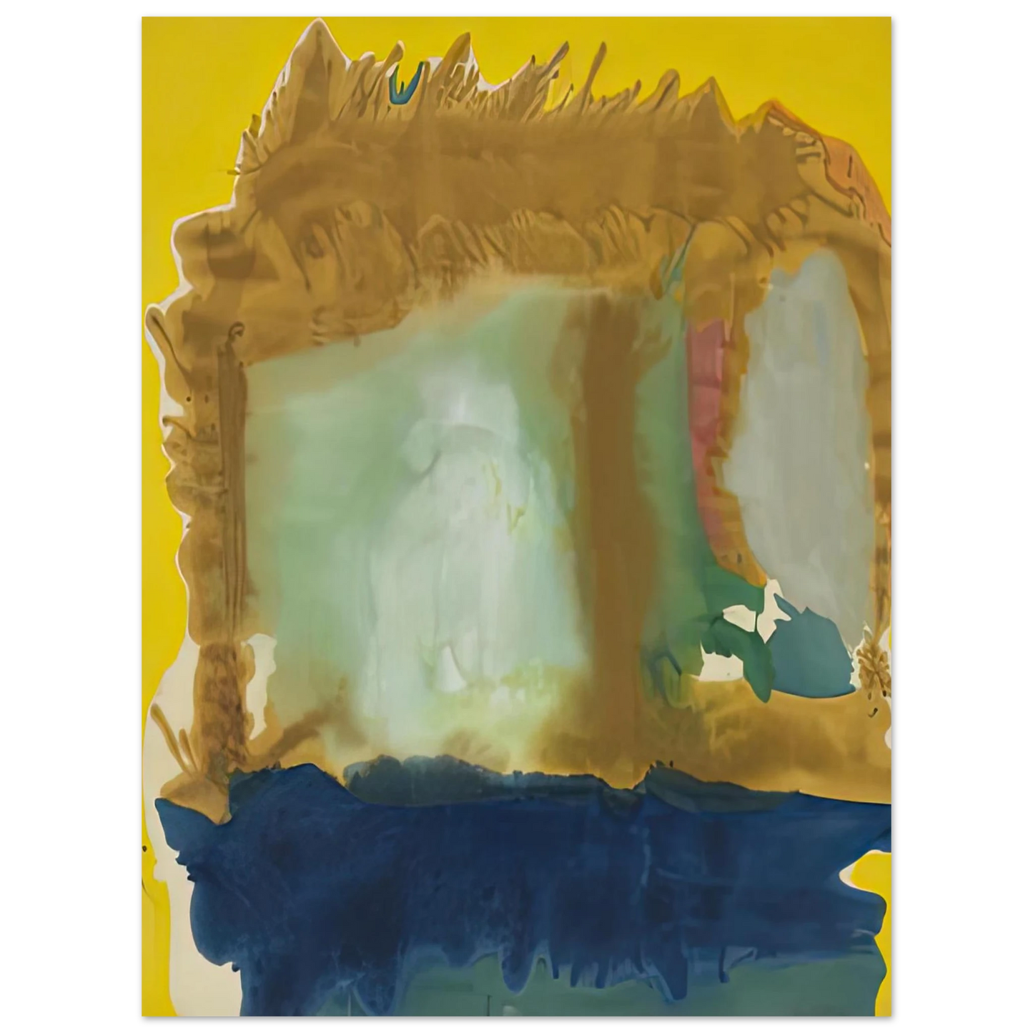 Helen Frankenthaler - Milkwood Arcade, 1963- Wall Art - 30x40 cm / 12x16 inches - Fine Art Poster-canvas - -