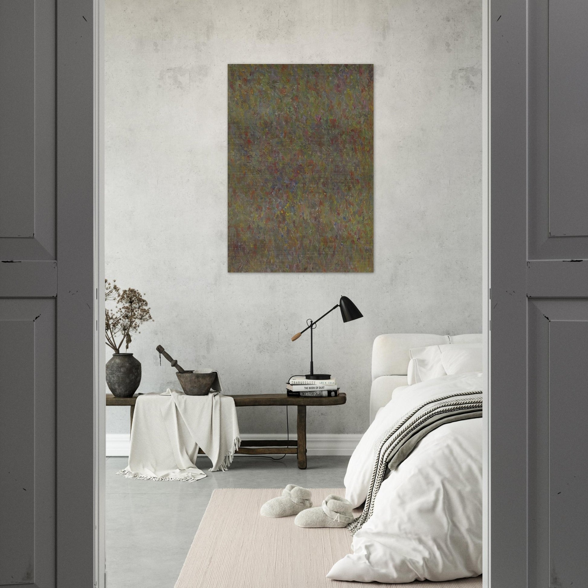 COMPOSITION 1963 - Milton Resnick Brushed Aluminum Print - 70x100 cm / 28x40 inches | Milton Resnick Aluminum Print | Milton Resnick Prints