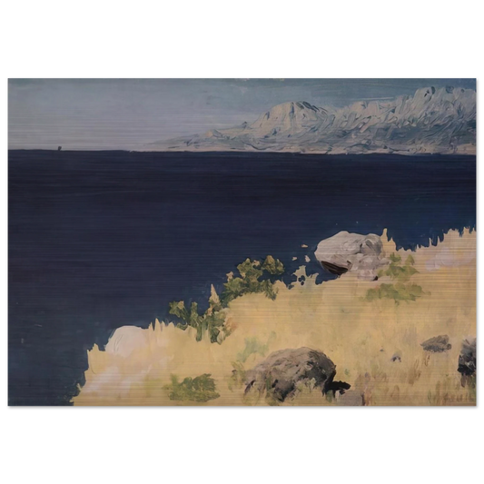 Sea coast. Crimea - Arkhyp Kuindzhi Brushed Aluminum Print - 70x100 cm / 28x40 inches | Arkhyp Kuindzhi Aluminum Print | Arkhyp Kuindzhi Prints