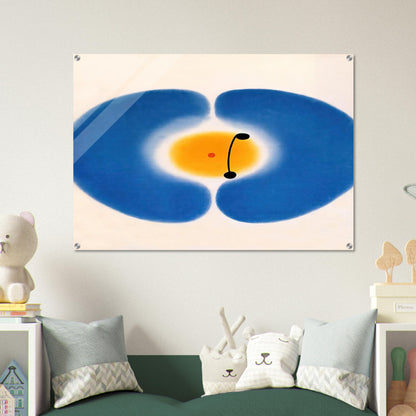 BLUE MANDALA 1978 - Victor Pasmore Acrylic Print - 70x100 cm / 28x40″ inches