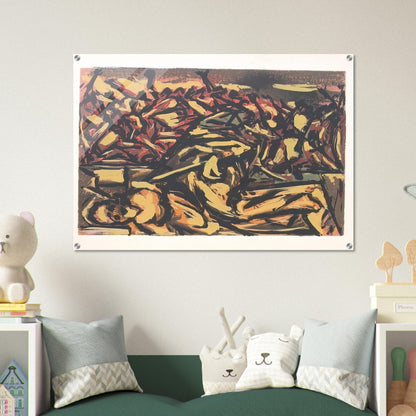 UNTITLED 1941 1 - Jackson Pollock Acrylic Print - 70x100 cm / 28x40″ inches