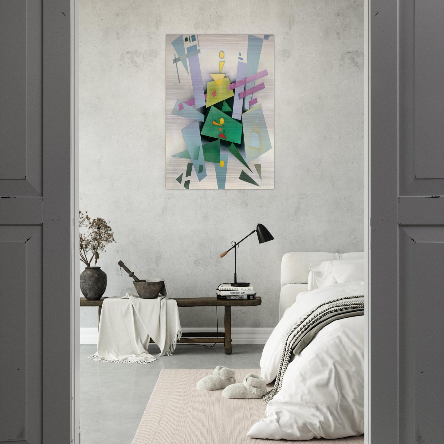 INVENTION COMPOSITION 31 1933 - Rudolf Bauer Brushed Aluminum Print - 70x100 cm / 28x40 inches | Rudolf Bauer Aluminum Print | Rudolf Bauer Prints