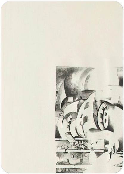 ELEVENTH STONE 1970 By Lee Bontecou Pack of 10 Post Cards | Lee Bontecou Post Cards | A6 (10.5 x 14.8 cm) - 4.1 x 5.8 inches