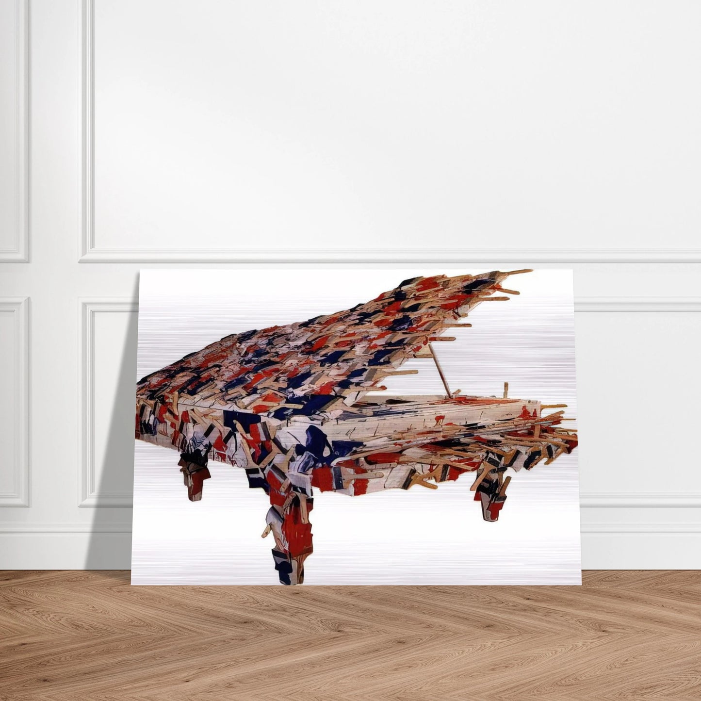 La Marseillaise - 1989 - Arman Brushed Aluminum Print - 70x100 cm / 28x40 inches | Arman Aluminum Print | Arman Prints