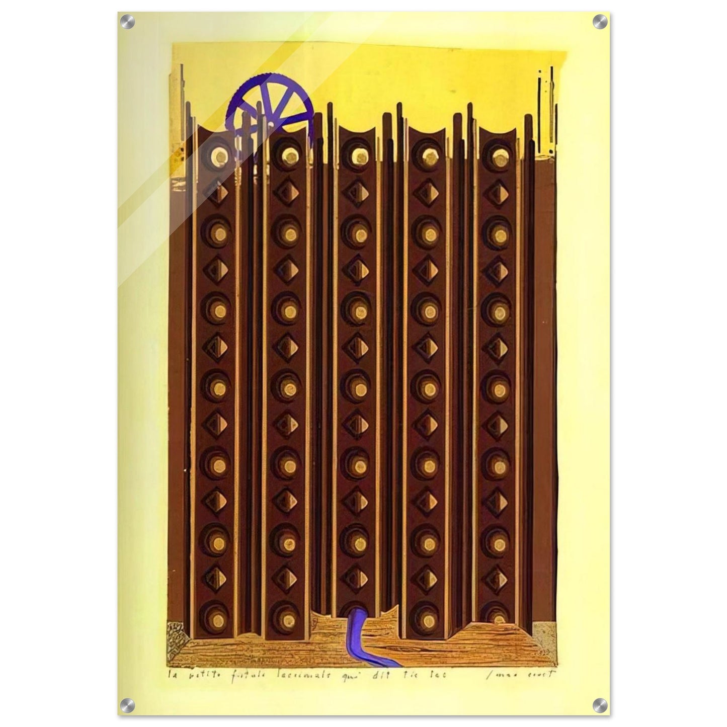 The Small Fistule That Says Tic Tac - Max Ernst Acrylic Print - 70x100 cm / 28x40″ inches